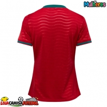 Camisa de Futebol Portugal Equipamento Principal Mulheres Mundo 2026 Manga Curta